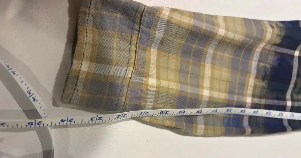 Reworked Flannel shirt L Women's Rinestoned Rolling Stones - Picture 6 of 7